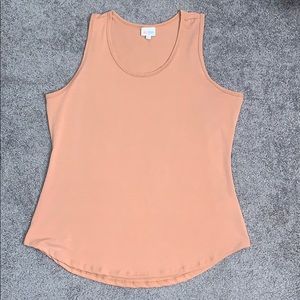 LuLaRoe dark peach colored tank top size XL NWT